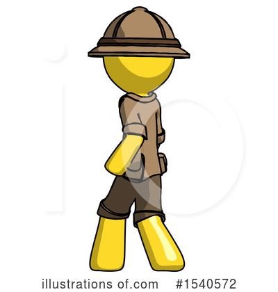Royalty-Free (RF) Yellow  Design Mascot Clipart Illustration by Leo Blanchette - Stock Sample #1540572