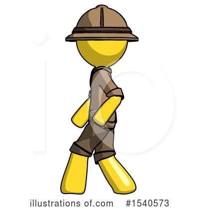 Royalty-Free (RF) Yellow  Design Mascot Clipart Illustration by Leo Blanchette - Stock Sample #1540573