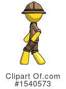 Yellow  Design Mascot Clipart #1540573 by Leo Blanchette