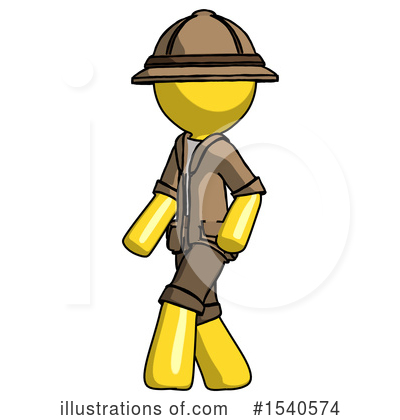 Royalty-Free (RF) Yellow  Design Mascot Clipart Illustration by Leo Blanchette - Stock Sample #1540574