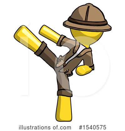 Royalty-Free (RF) Yellow  Design Mascot Clipart Illustration by Leo Blanchette - Stock Sample #1540575