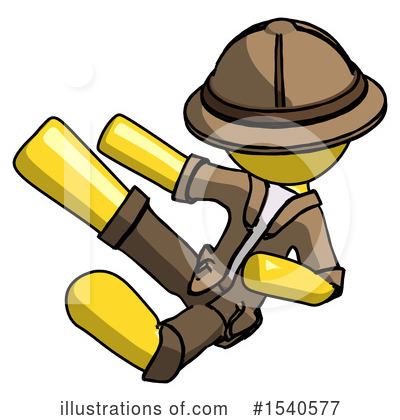 Royalty-Free (RF) Yellow  Design Mascot Clipart Illustration by Leo Blanchette - Stock Sample #1540577