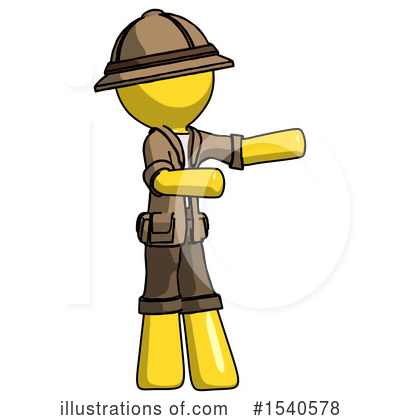 Royalty-Free (RF) Yellow  Design Mascot Clipart Illustration by Leo Blanchette - Stock Sample #1540578