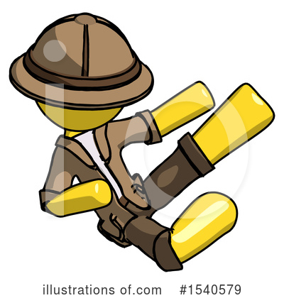 Royalty-Free (RF) Yellow  Design Mascot Clipart Illustration by Leo Blanchette - Stock Sample #1540579