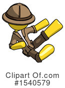 Yellow  Design Mascot Clipart #1540579 by Leo Blanchette