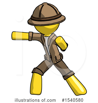 Royalty-Free (RF) Yellow  Design Mascot Clipart Illustration by Leo Blanchette - Stock Sample #1540580