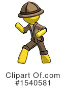 Yellow  Design Mascot Clipart #1540581 by Leo Blanchette