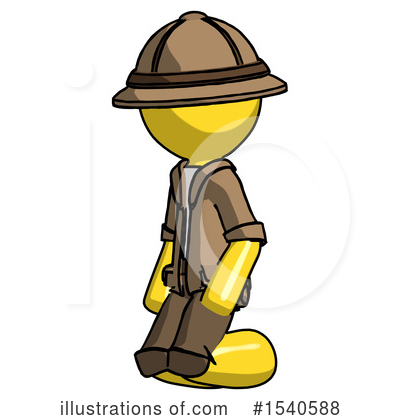 Royalty-Free (RF) Yellow  Design Mascot Clipart Illustration by Leo Blanchette - Stock Sample #1540588