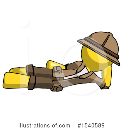Royalty-Free (RF) Yellow  Design Mascot Clipart Illustration by Leo Blanchette - Stock Sample #1540589