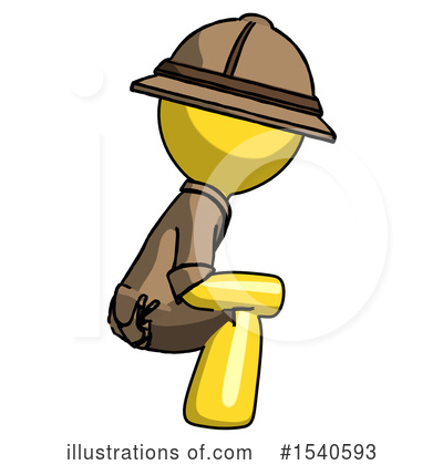 Royalty-Free (RF) Yellow  Design Mascot Clipart Illustration by Leo Blanchette - Stock Sample #1540593