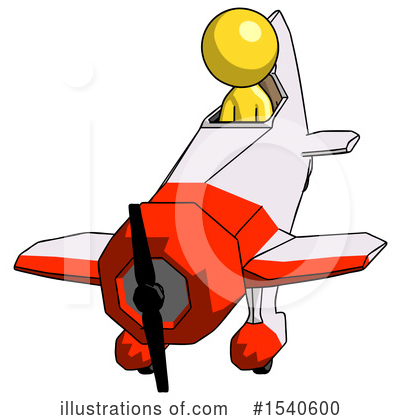 Royalty-Free (RF) Yellow  Design Mascot Clipart Illustration by Leo Blanchette - Stock Sample #1540600