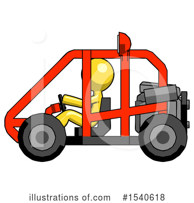 Royalty-Free (RF) Yellow  Design Mascot Clipart Illustration by Leo Blanchette - Stock Sample #1540618