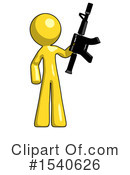 Yellow  Design Mascot Clipart #1540626 by Leo Blanchette
