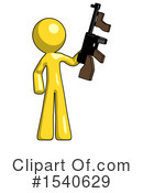 Yellow  Design Mascot Clipart #1540629 by Leo Blanchette