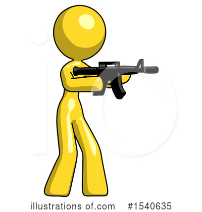 Royalty-Free (RF) Yellow  Design Mascot Clipart Illustration by Leo Blanchette - Stock Sample #1540635