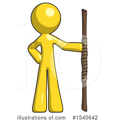 Royalty-Free (RF) Yellow  Design Mascot Clipart Illustration by Leo Blanchette - Stock Sample #1540642