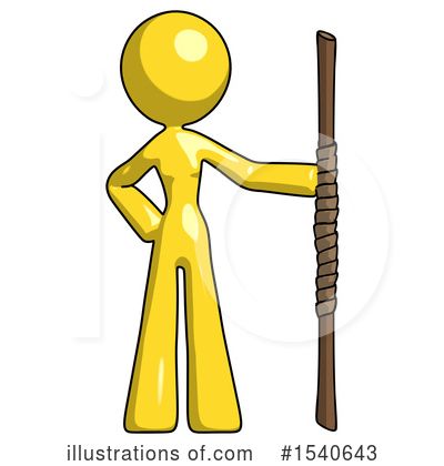 Royalty-Free (RF) Yellow  Design Mascot Clipart Illustration by Leo Blanchette - Stock Sample #1540643