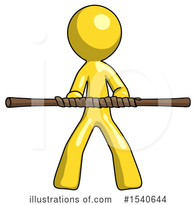 Royalty-Free (RF) Yellow  Design Mascot Clipart Illustration by Leo Blanchette - Stock Sample #1540644