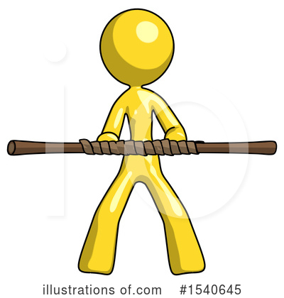 Royalty-Free (RF) Yellow  Design Mascot Clipart Illustration by Leo Blanchette - Stock Sample #1540645