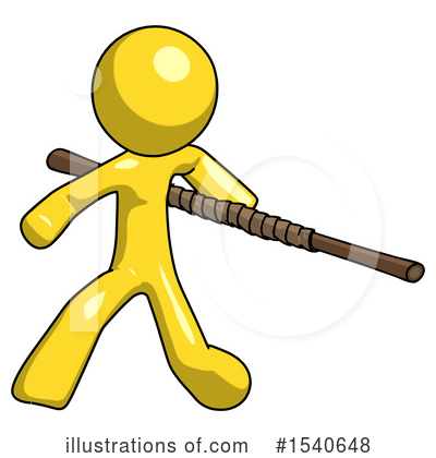 Royalty-Free (RF) Yellow  Design Mascot Clipart Illustration by Leo Blanchette - Stock Sample #1540648