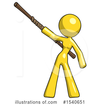 Royalty-Free (RF) Yellow  Design Mascot Clipart Illustration by Leo Blanchette - Stock Sample #1540651