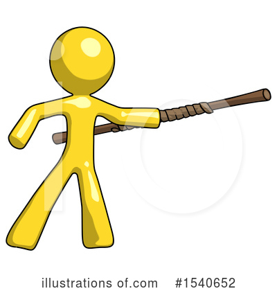 Royalty-Free (RF) Yellow  Design Mascot Clipart Illustration by Leo Blanchette - Stock Sample #1540652