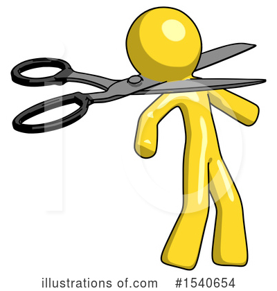 Royalty-Free (RF) Yellow  Design Mascot Clipart Illustration by Leo Blanchette - Stock Sample #1540654