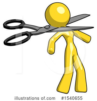 Royalty-Free (RF) Yellow  Design Mascot Clipart Illustration by Leo Blanchette - Stock Sample #1540655