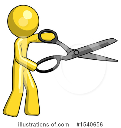 Royalty-Free (RF) Yellow  Design Mascot Clipart Illustration by Leo Blanchette - Stock Sample #1540656