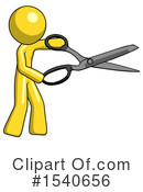 Yellow  Design Mascot Clipart #1540656 by Leo Blanchette