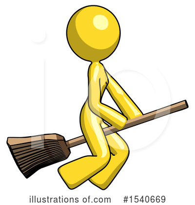 Royalty-Free (RF) Yellow  Design Mascot Clipart Illustration by Leo Blanchette - Stock Sample #1540669