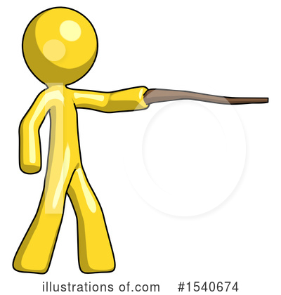 Royalty-Free (RF) Yellow  Design Mascot Clipart Illustration by Leo Blanchette - Stock Sample #1540674