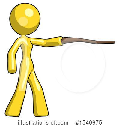 Royalty-Free (RF) Yellow  Design Mascot Clipart Illustration by Leo Blanchette - Stock Sample #1540675