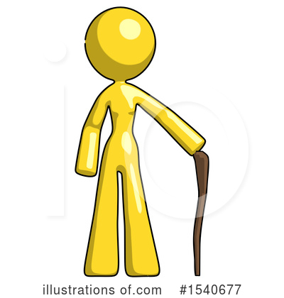 Royalty-Free (RF) Yellow  Design Mascot Clipart Illustration by Leo Blanchette - Stock Sample #1540677