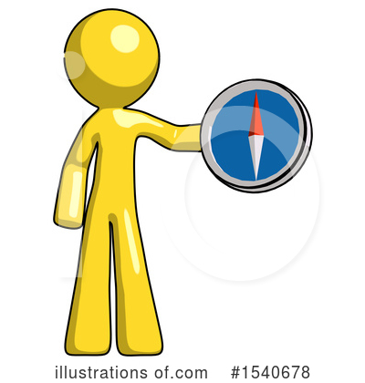 Royalty-Free (RF) Yellow  Design Mascot Clipart Illustration by Leo Blanchette - Stock Sample #1540678