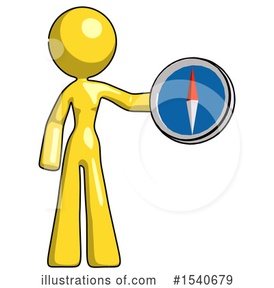 Royalty-Free (RF) Yellow  Design Mascot Clipart Illustration by Leo Blanchette - Stock Sample #1540679