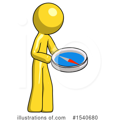 Royalty-Free (RF) Yellow  Design Mascot Clipart Illustration by Leo Blanchette - Stock Sample #1540680