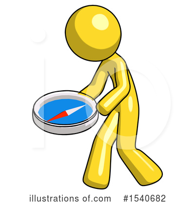 Royalty-Free (RF) Yellow  Design Mascot Clipart Illustration by Leo Blanchette - Stock Sample #1540682