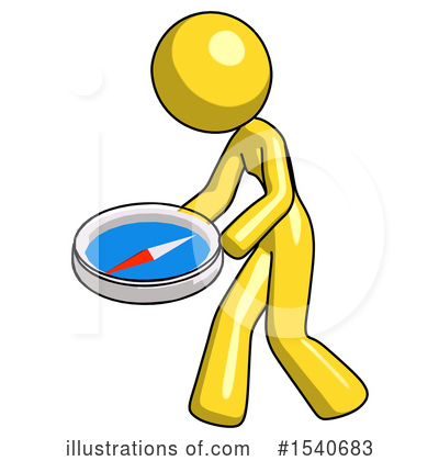 Royalty-Free (RF) Yellow  Design Mascot Clipart Illustration by Leo Blanchette - Stock Sample #1540683