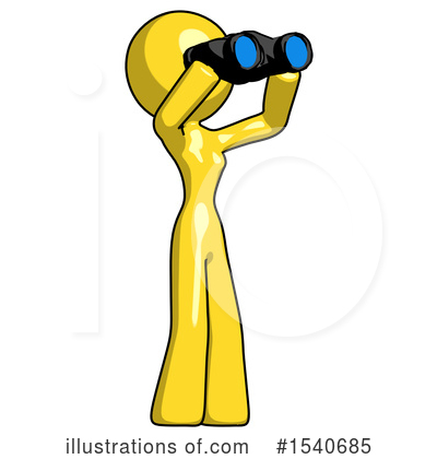 Royalty-Free (RF) Yellow  Design Mascot Clipart Illustration by Leo Blanchette - Stock Sample #1540685