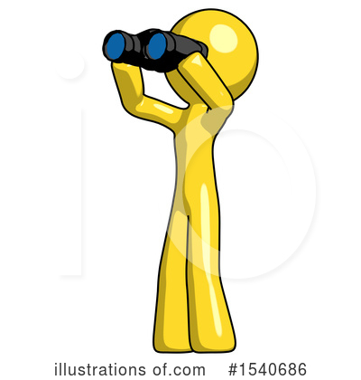 Royalty-Free (RF) Yellow  Design Mascot Clipart Illustration by Leo Blanchette - Stock Sample #1540686