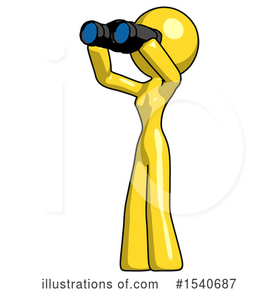 Royalty-Free (RF) Yellow  Design Mascot Clipart Illustration by Leo Blanchette - Stock Sample #1540687