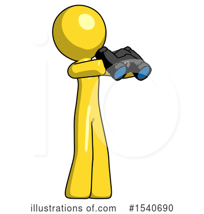 Royalty-Free (RF) Yellow  Design Mascot Clipart Illustration by Leo Blanchette - Stock Sample #1540690