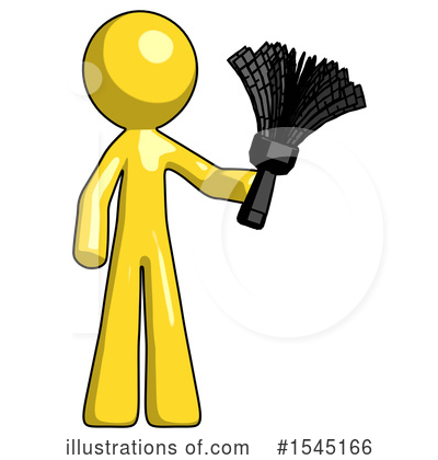 Royalty-Free (RF) Yellow Design Mascot Clipart Illustration by Leo Blanchette - Stock Sample #1545166