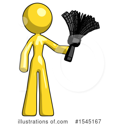 Royalty-Free (RF) Yellow Design Mascot Clipart Illustration by Leo Blanchette - Stock Sample #1545167