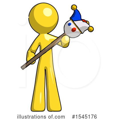 Royalty-Free (RF) Yellow Design Mascot Clipart Illustration by Leo Blanchette - Stock Sample #1545176