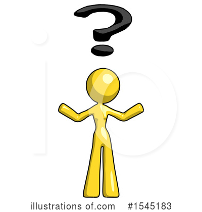Royalty-Free (RF) Yellow Design Mascot Clipart Illustration by Leo Blanchette - Stock Sample #1545183