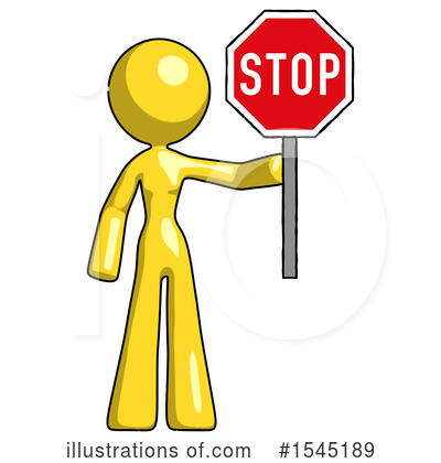 Royalty-Free (RF) Yellow Design Mascot Clipart Illustration by Leo Blanchette - Stock Sample #1545189