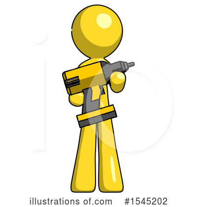 Royalty-Free (RF) Yellow Design Mascot Clipart Illustration by Leo Blanchette - Stock Sample #1545202