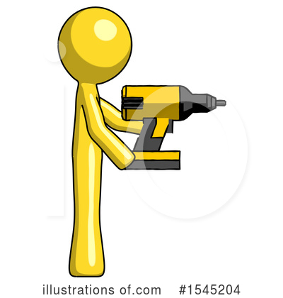 Royalty-Free (RF) Yellow Design Mascot Clipart Illustration by Leo Blanchette - Stock Sample #1545204